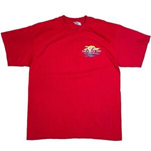 U2 The Joshua Tree 2017 Concert Band Tour T Shirt Size XL Local Crew Red